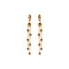 Image 1 : Genuine 9.02 ctw Citrine Earrings 14KT Rose Gold - REF-101R2P