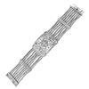 Image 1 : 3.34 CTW Diamond Bracelet 18K White Gold - REF-553Y6X