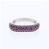 Image 1 : 1.05 CTW Ruby Ring 14K White Gold - REF-36M8F