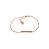 Image 1 : Genuine 1.55 ctw Ruby Bracelet 14KT Rose Gold - REF-62W7Y