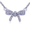 Image 1 : 0.03 CTW Diamond Necklace 14K Yellow Gold - REF-12H3M