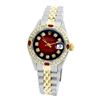 Image 1 : Rolex Pre-owned 26mm Womens Custom Red Vignette Two Tone - REF-530X4K