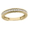 Image 1 : 0.15 CTW Diamond Ring 14K Yellow Gold - REF-41X3M