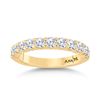 Image 1 : Womens Round Diamond Single Row Band Ring 1 Cttw 14kt Yellow Gold - REF-82K9Y