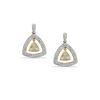 Image 1 : 1 CTW Diamond Earrings 14K 2Tone Gold - REF-90Y8X