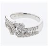 Image 1 : 1.1 CTW Diamond Ring 18K White Gold - REF-130K3W