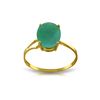 Image 1 : Genuine 2.9 ctw Emerald Ring 14KT Yellow Gold - REF-44V3W