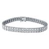 Image 1 : 3.53 CTW Diamond Bracelet 18K White Gold - REF-318R5K