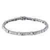 Image 1 : 2.96 CTW Diamond Bracelet 18K White Gold - REF-364Y2X