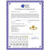 Image 2 : Genuine 0.46 ctw Citrine & Diamond Ring 14KT Yellow Gold - REF-27P3H