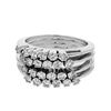 Image 1 : 0.51 CTW Diamond Ring 18K White Gold - REF-121W3H
