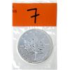 Image 1 : 1 Oz .9999 Fine Silver 2013 Canada Maple Leaf Coin