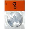 Image 1 : 1 Oz .9999 Fine Silver 2014 Canada Maple Leaf Coin