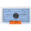 Image 1 : Vintage Grand River Pulp & Paper Mill 25¢ Bond