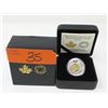 Image 1 : 2014  .9999 Silver Canadian "The Rose" $5 Coin
