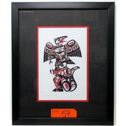 Richard Shorty Framed Print - Crow Wolf Talking Stick