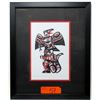 Image 1 : Richard Shorty Framed Print - Crow Wolf Talking Stick