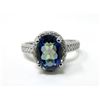 Image 1 : Ocean Mystic Topaz & Diamond Ring