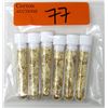 Image 1 : 6 Vials of Decorative Gold Leaf