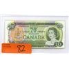 Image 1 : Canadian 1969 Uncirculated $20 Bank Note