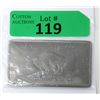 Image 1 : 1 Oz. USA Mint .999 Fine Titanium Buffalo Bar
