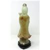 Image 2 : Vintage Carved Stone Asian Goddess Statue on Stand