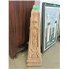 Image 1 : Wood Architectural Piece - 10" x 12" x 35" tall