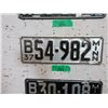 Image 1 : Rare USA 1937 Minnesota License Plate