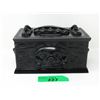 Image 1 : Black Haida Totem Box - 4.5" x 7.75" x 4.75" tall