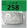 Image 1 : 3 Oz. Beaver Bullion .999 Silver Bar