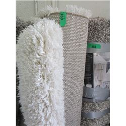 5' x 7' Ivory Shag Area Carpet-Store Return