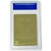 Image 2 : Graded Donald Trump 23KT Gold Plated Card