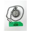 Image 1 : New Skeleton Pocket Watch With Fob Chain