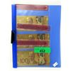 Image 1 : 3 x 24KT Gold Plated Canadian $100 Novelty Bills