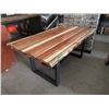 Image 1 : Live Edge Dining Table - Store Return