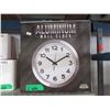 Image 1 : 5 New 12" Aluminum Wall Clocks