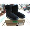 Image 1 : New Pair of Ladies Wool Lined Black Suede Boots