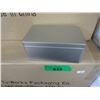 Image 1 : Case of 60 New Lidded Tins - 146 x 95 x 50 mm