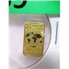 Image 2 : 1/10 Oz .9999 Gold 2017 Rare $25 Investor Bar