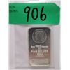 Image 1 : 1 Troy Oz. .999+ Fine Silver Morgan Head Bar