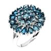 Image 2 : Natural Stunning London Blue Topaz Ring