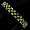 Image 1 : Natural Green Peridot 96 Carats Bracelet - Untreated