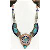 Image 1 : Tibet Natural Stone Tribal Queen Royal Necklace