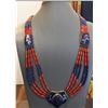 Image 1 : Tibet Natural Stone Tribal Queen Royal Necklace