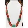 Image 1 : Tibet Natural Stone Tribal Queen Royal Necklace