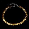 Image 2 : Natural Round 5mm Top Rich Yellow Citrine Bracelet