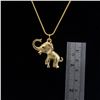 Image 4 : Impressive 14 Kt G.P. Elephant Pendant
