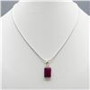 Image 1 : OUTSTANDING 9 CT RUBY PENDANT.
