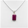 Image 2 : OUTSTANDING 9 CT RUBY PENDANT.