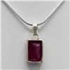 Image 4 : OUTSTANDING 9 CT RUBY PENDANT.